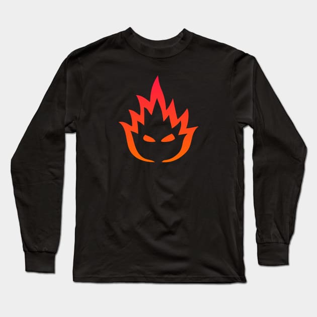 Fireboy Long Sleeve T-Shirt by Spaksu